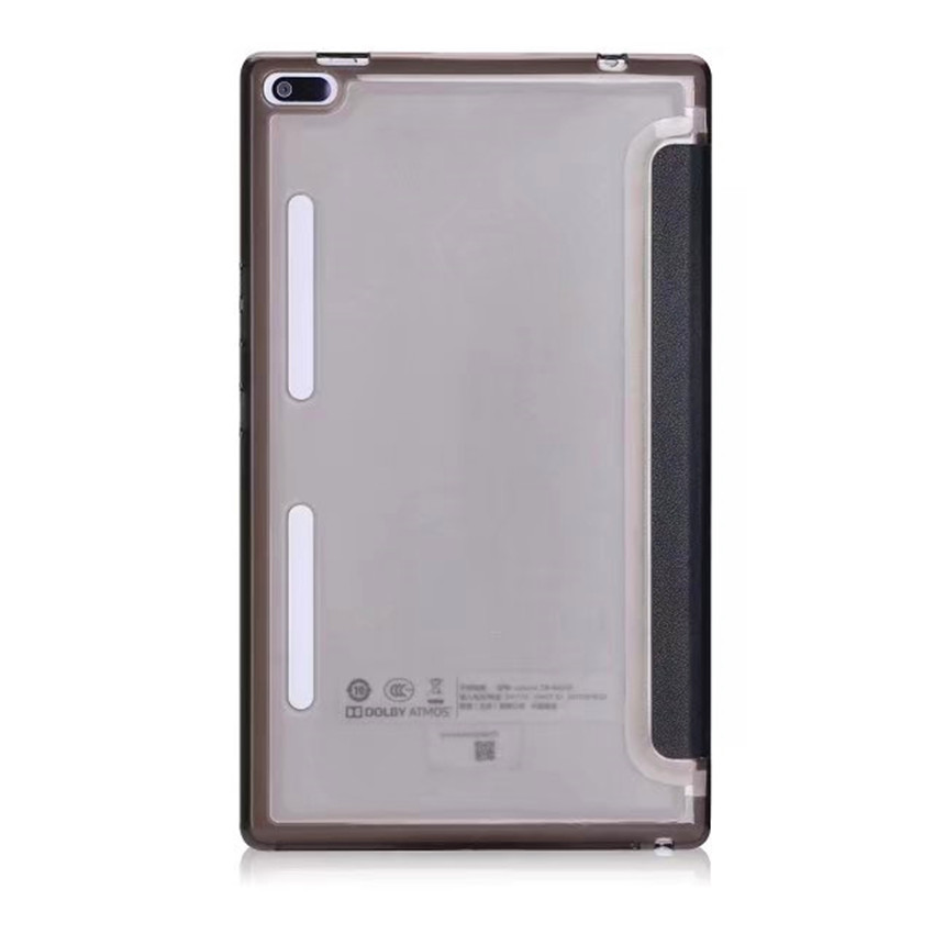 เคสแท็บเล็ต Lenovo TAB4 8 นิ้ว, TB-8504F, TB-8504N,#เคสฝาพับ PU Leather Tri-fold Stand