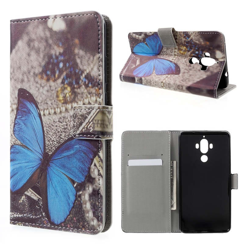 Case Huawei Mate 9 เคสฝาพับพิมพ์ลาย สไตล์กระเป๋าสตางค์