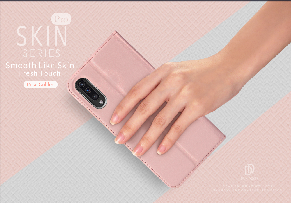 Case Samsung Galaxy A50 / A50s / A30s #เคสฝาพับ DUX DUCIS Skin Pro Series คุณภาพดีราคาเบาๆสบายกระเป๋า