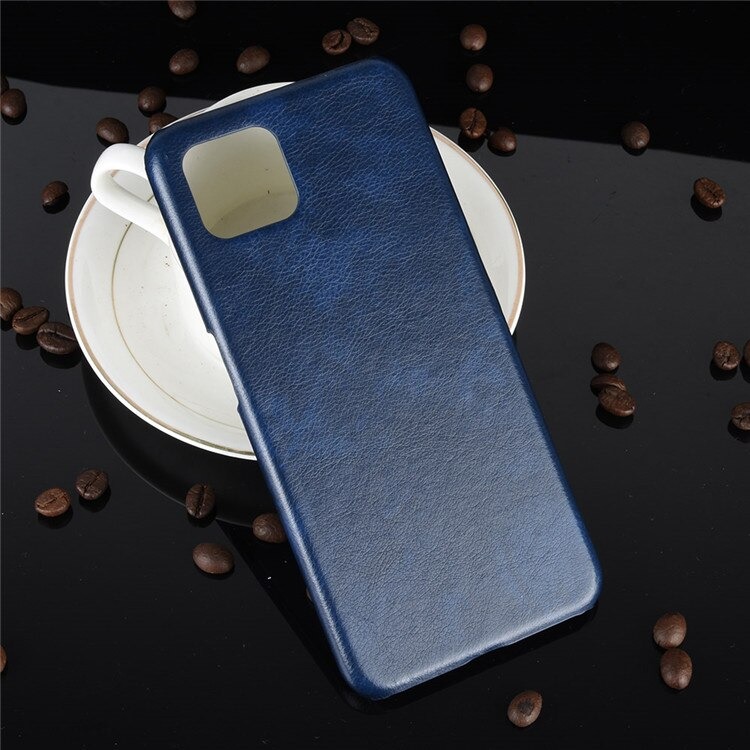 เคส OPPO Reno 4Z 5G #เคสฝาหลังพลาสติกแข็งเคลือบหนัง PU ลายผิวลิ้นจี่ Litchi Skin Leather Coated