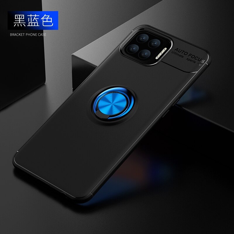 เคส OPPO A93 #เคสฝาหลัง TPU Finger Ring Kickstand (แผ่นโลหะแบบ Built-in)