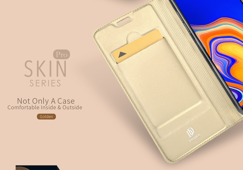 Case Samsung Galaxy J4+ #เคสฝาพับ DUX DUCIS Skin Pro Series คุณภาพดีราคาถูก