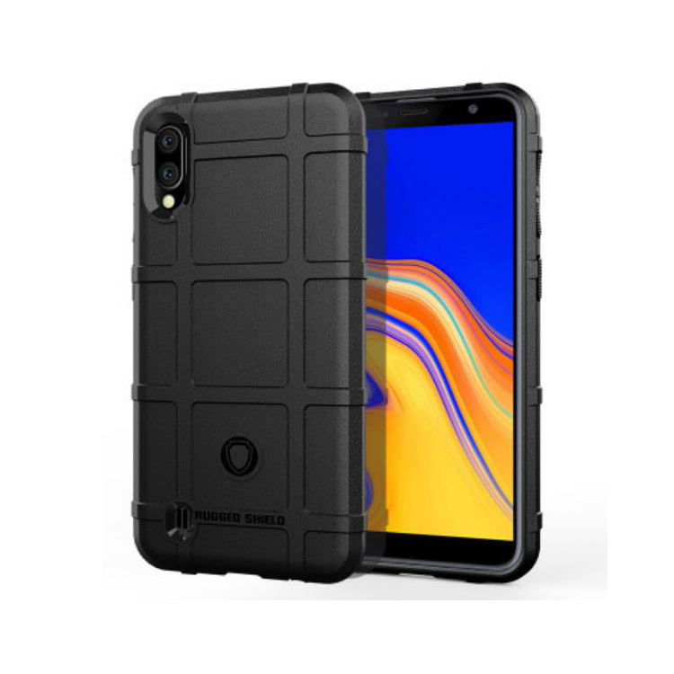 Case Samsung Galaxy A10 #เคสฝาหลัง Rugged Shield Series Soft Silicone Shock Absorption Matte กันกระแทก