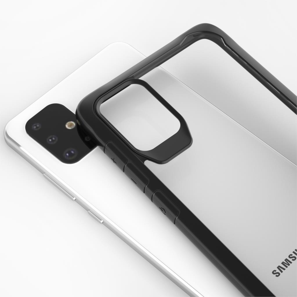 เคส Samsung Galaxy A51 #เคสฝาหลังกันกระแทก Shock-resistant PC + TPU Hybrid