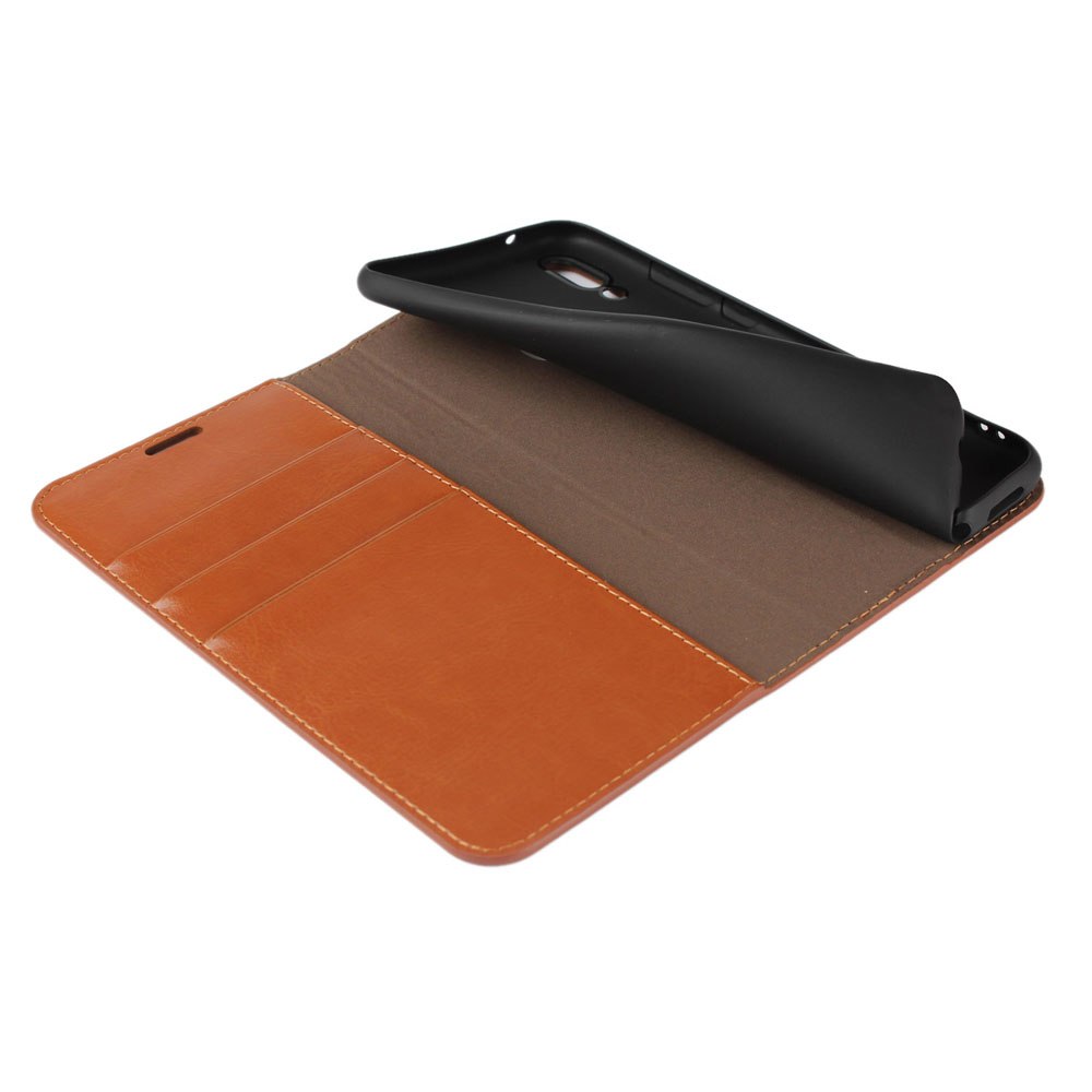 Case Huawei Y9 (2019) #เคสฝาพับแบบกระเป๋าสตางค์คุณภาพดีราคาถูก Crazy Horse Genuine Leather Cover