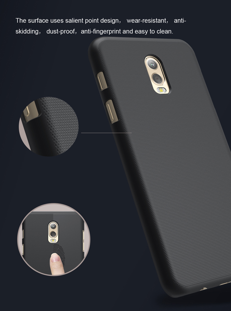 Case Samsung Galaxy J7+ #เคสฝาหลัง NILLKIN แท้รุ่น Super Frosted Shield คุณภาพดีราคาถูก