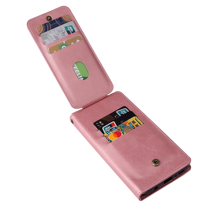 Case Samsung Galaxy Note 20 Ultra / Note 20 Ultra 5G #เคสฝาพับแบบกระเป๋าสตางค์ช่องใส่บัตรหลายช่อง Multi-slot Wallet Zippered Leather พร้อมสายคล้อง