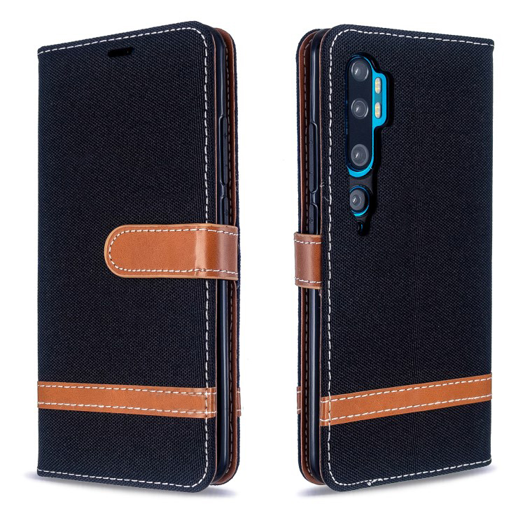Case Xiaomi Mi Note 10 Pro #เคสฝาพับหนัง PU พร้อมสายคล้องมือ สีสันสดใส