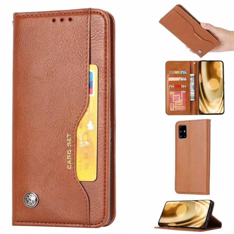 เคส Samsung Galaxy Note 10 lite #เคสฝาพับแบบกระเป๋าสตางค์หนัง PU มีช่องเสียบบัตรคุณภาพดี