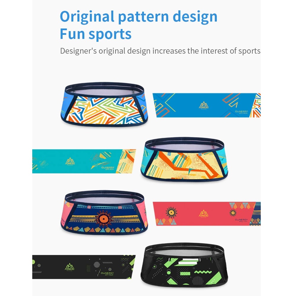 กระเป๋าคาดเอว แบบบาง ใส่ขวดน้ำได้ AONIJIE รุ่น W8108 (A24)