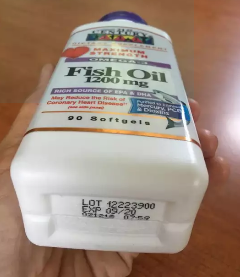 21st Century® Fish Oil Maximum Strength 1200mg 90 Softgels น้ำมันปลา