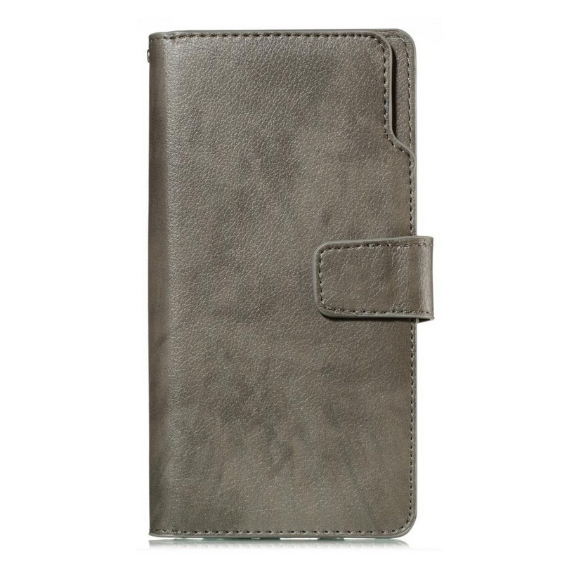เคส Samsung Galaxy S20 Ultra / S20 Ultra 5G #เคสฝาพับหนัง PU แบบกระเป๋าสตางค์มีที่เก็บบัตรหลายช่อง Retro Wallet Leather Cover Multi Cards Stand