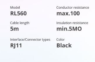สายต่อขยาย SONOFF RL560 5M Sensor Extension Cable