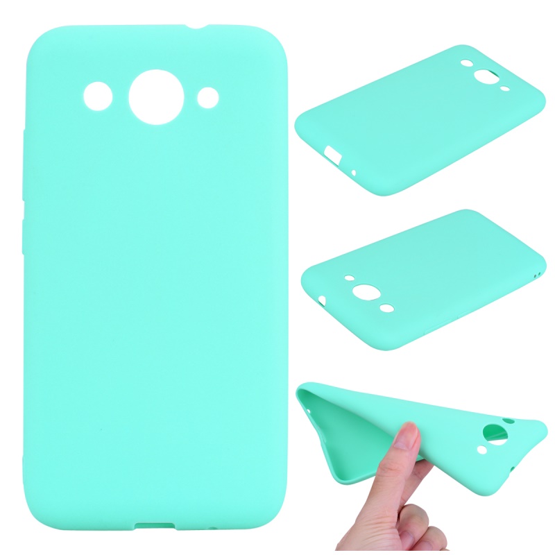 Case Huawei Y3 (2017) #เคสฝาหลังนิ่มกันรอยนิ้วมือ Matte Anti-fingerprint Soft TPU