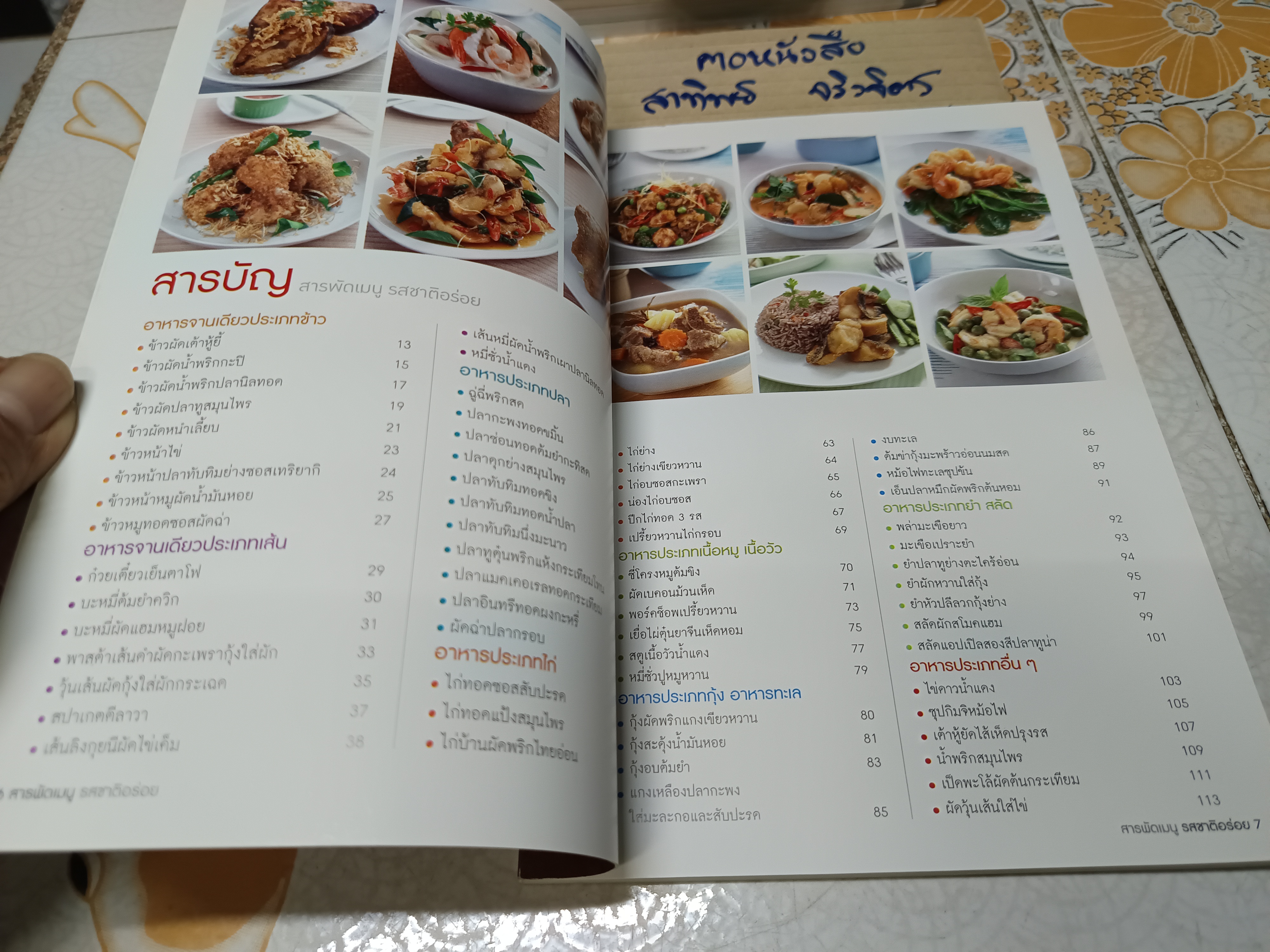 สารพัดเมนู รสชาติอร่อย / หนังสือสอนทำอาหาร สนพ.แม่บ้าน **สินค้าหมด**