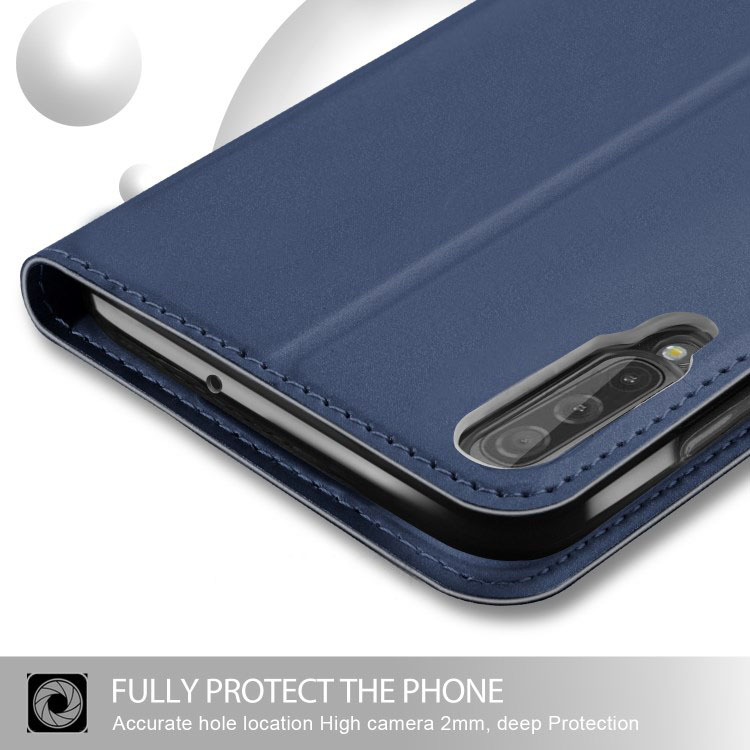 Case Samsung Galaxy A50 / A50s / A30s #เคสฝาพับปิดแม่เหล็กดูดซับพร้อมที่ใส่บัตร Magnetic Adsorption Leather Flip Stand