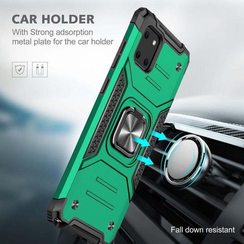 Case Samsung Galaxy Note 10 Lite #เคสฝาหลัง Hybrid TPU+PC มีแหวนสวมนิ้ว