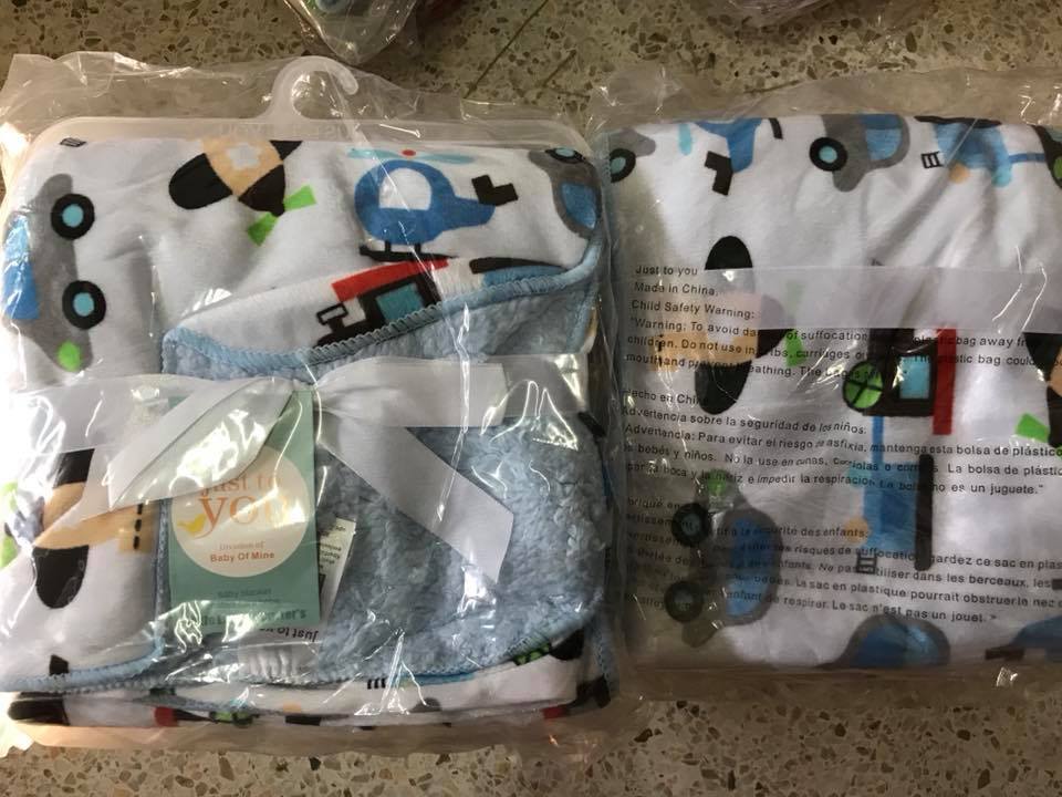 ผ้าห่มเด็กกำมะหยี่ขนแกะ