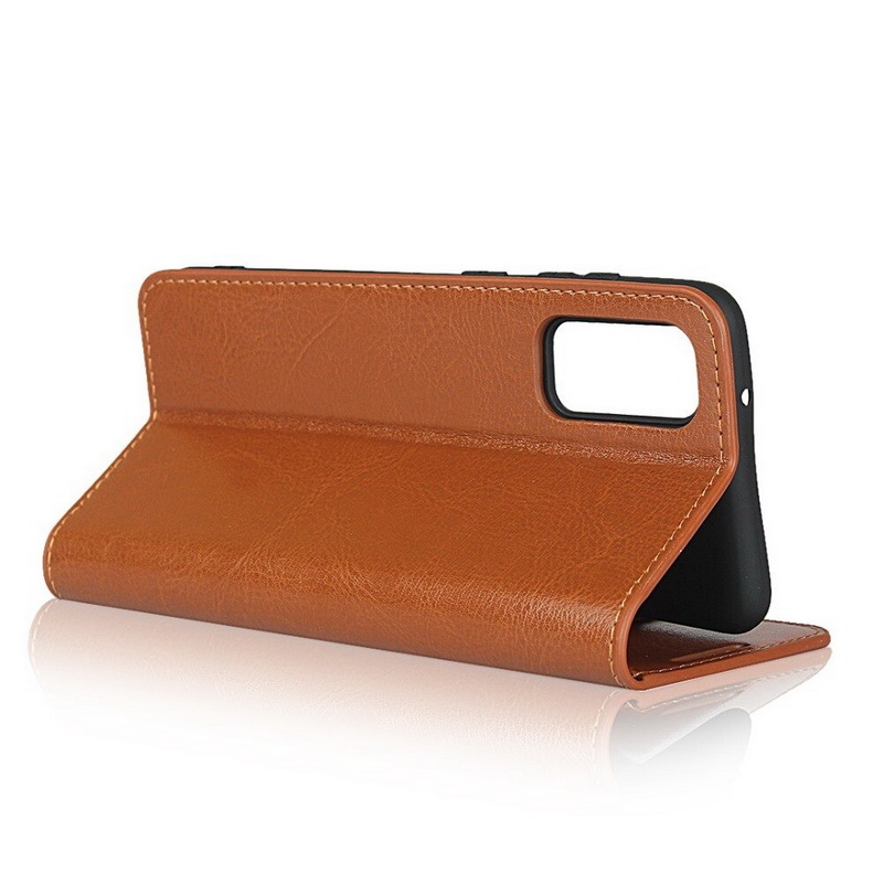 Case Samsung Galaxy Note 20 / Note 20 5G #เคสฝาพับหนังแท้แบบกระเป๋าสตางค์คุณภาพดี Crazy Horse Genuine Leather Cover