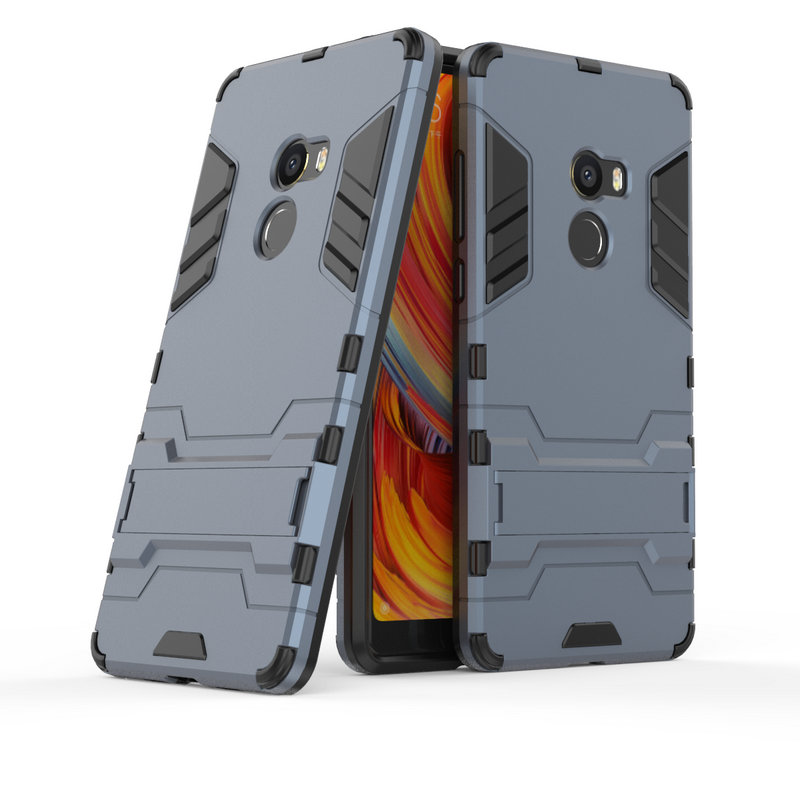 เคส Xiaomi Mi Mix 2 #เคสฝาหลังไฮบริด พลาสติก +TPU มีขาตั้งในตัว ( สินค้าพร้อมส่ง)