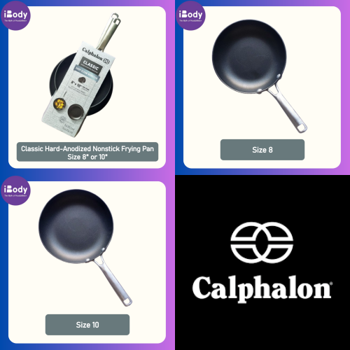 (Calphalon) Classic Hard-Anodized Nonstick Frying Pan Size 8" or 10" ชุดกระทะ เคลือบนอนสติ๊ก