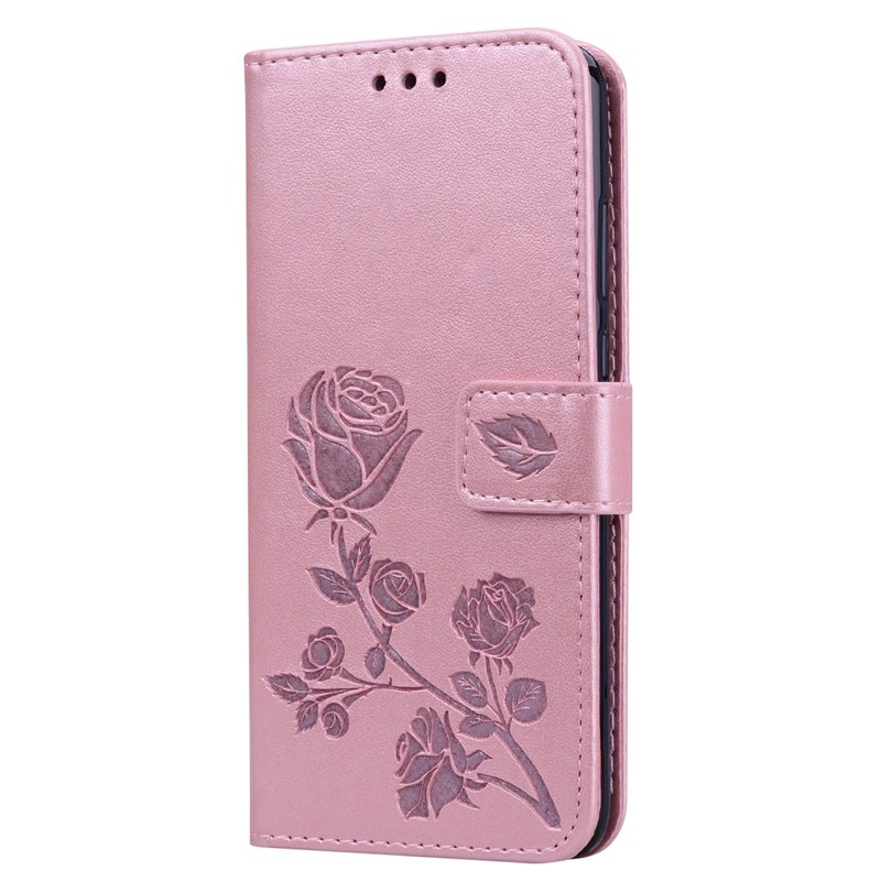 Case Huawei P20 Pro #เคสฝาพับหนัง PU ลายดอกกุหลาบแบบกระเป๋าสตางค์ HAT PRINCE Imprinted Rose Leather