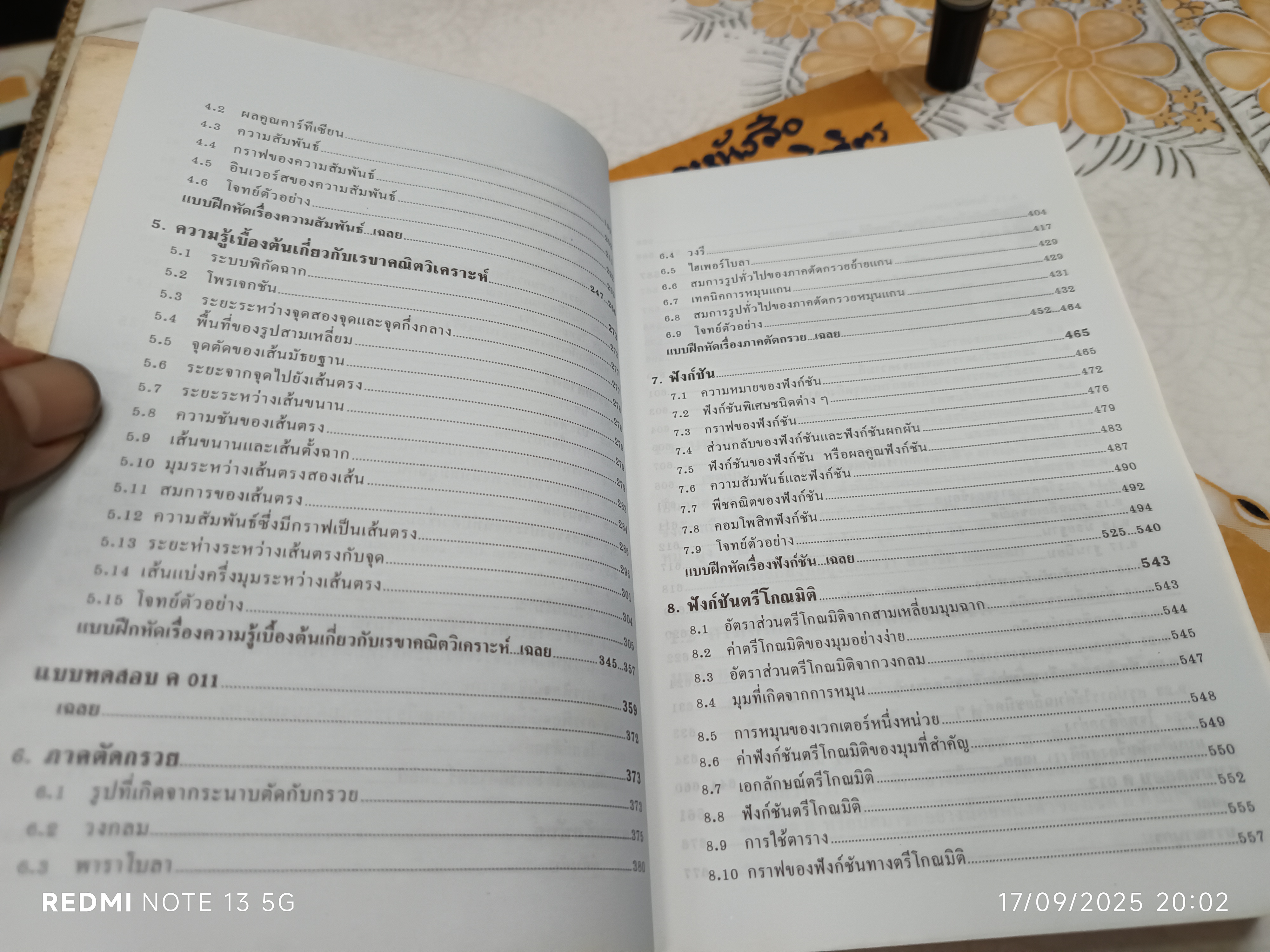 Essence of MODERN MATHS 1 ค 011, ค 012 อาจารย์ลออ เพิ่มสมบัติ สนพ.แม็ค