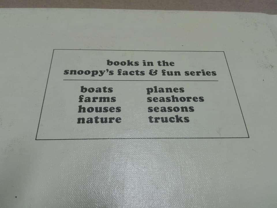 Snoopy's facts & fun book about nature Based on the Charles M. Schulz characters, Random House , New York