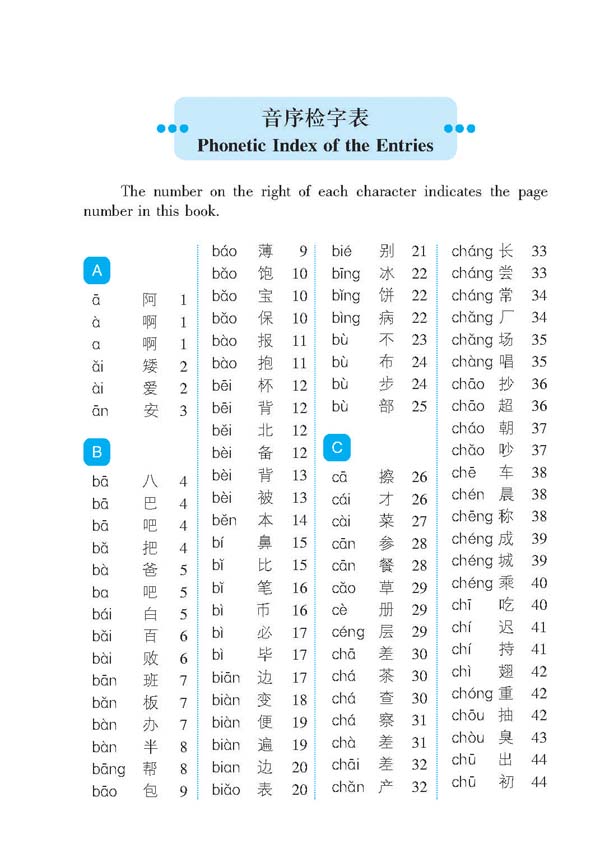พจนานุกรม 1000 อักษรจีนที่ใช้บ่อย 汉语1000常用字1000 Frequently Used Chinese Characters Dictionary