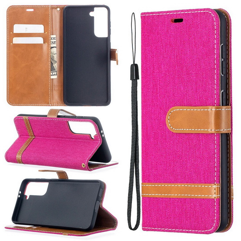 เคส Samsung Galaxy M14 5G #เคสฝาพับหนัง PU พร้อมสายคล้องมือ สีสันสดใส