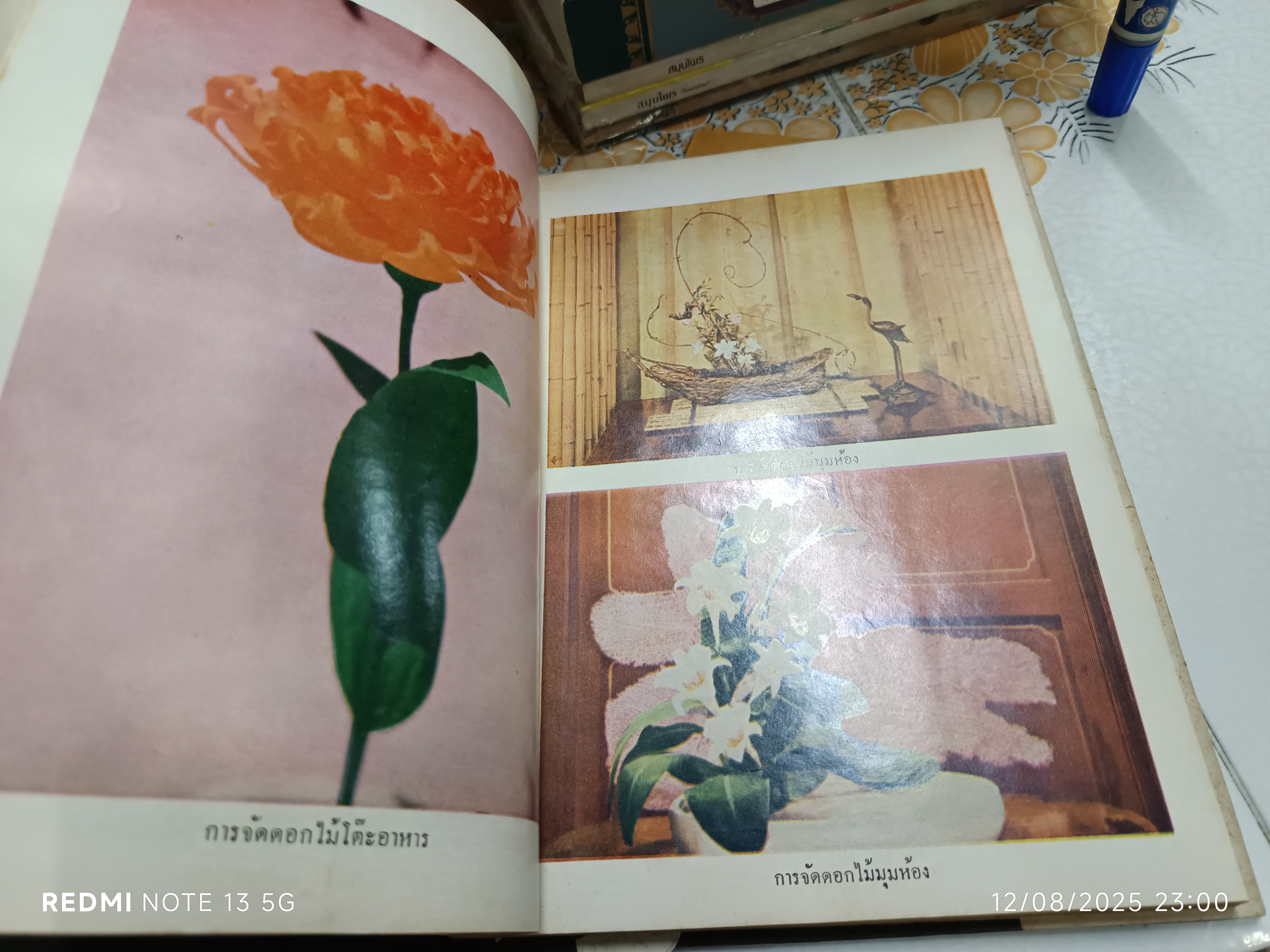 ตำราประดิษฐ์ดอกไม้แห้ง โดย สุวรรณา ศรีเพ็ญ แผนกวัฒนธรรมทางวัตถุธรรมและศิลปกรรม (พิมพ์ปีพ.ศ 2516) **สินค้าหมด**