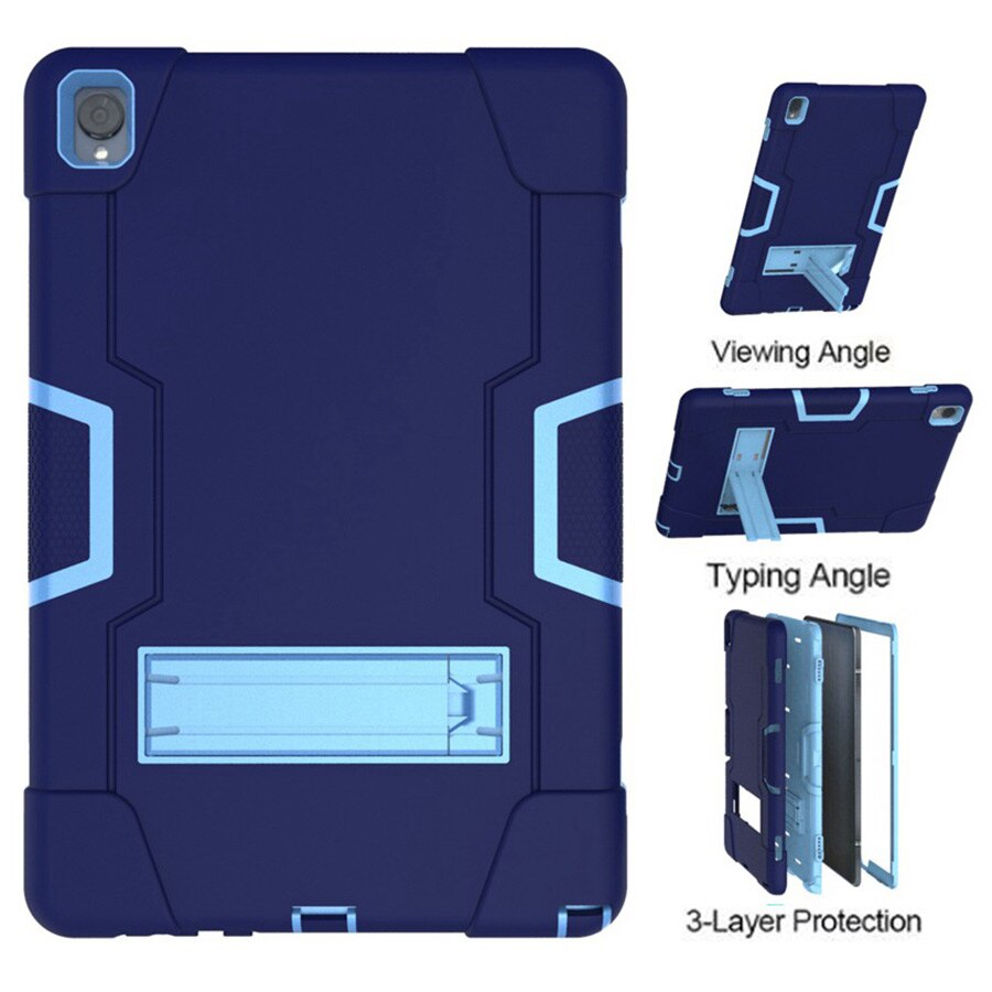 เคส Huawei MediaPad M6 10.8 นิ้ว #เคสฝาหลังกันกระแทก Kickstand PC Silicone Armour Defender