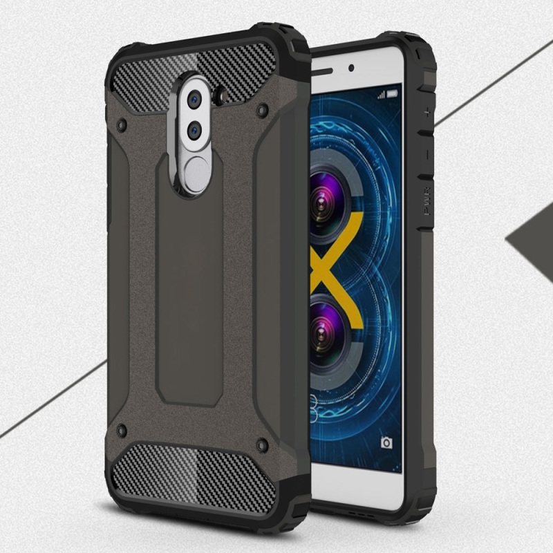 เคส Huawei GR5 2017 #เคสกันกระแทก Armor Guard PC + TPU - สีกาแฟ #พร้อมส่ง