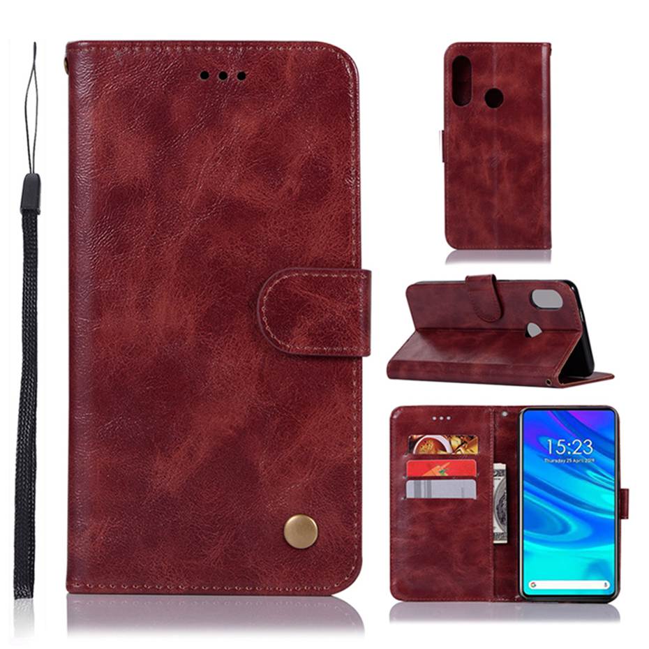 เคส Samsung Galaxy A20s #เคสพรีเมี่ยมแบบกระเป๋าสตางค์ หนัง PU Vintage
