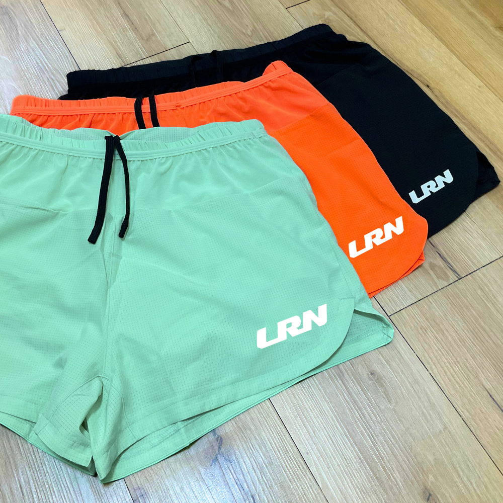 กางเกงวิ่งขาสั้น วิ่งมาราธอน วิ่งเทรล 3" มีซับใน มีกระเป๋าใส่ของที่รอบเอว (F08)