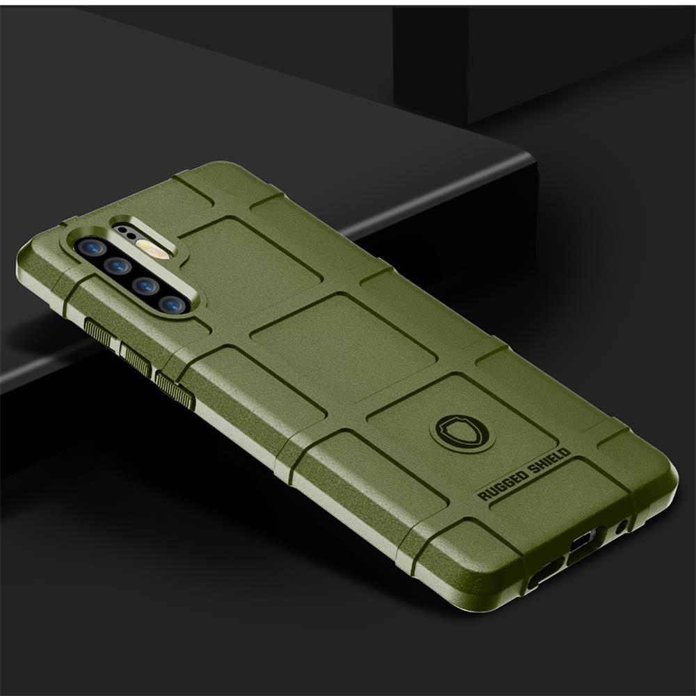 Case Huawei P30 Pro #เคสฝาหลัง Rugged Shield Series Soft Silicone Shock Absorption Matte กันกระแทก