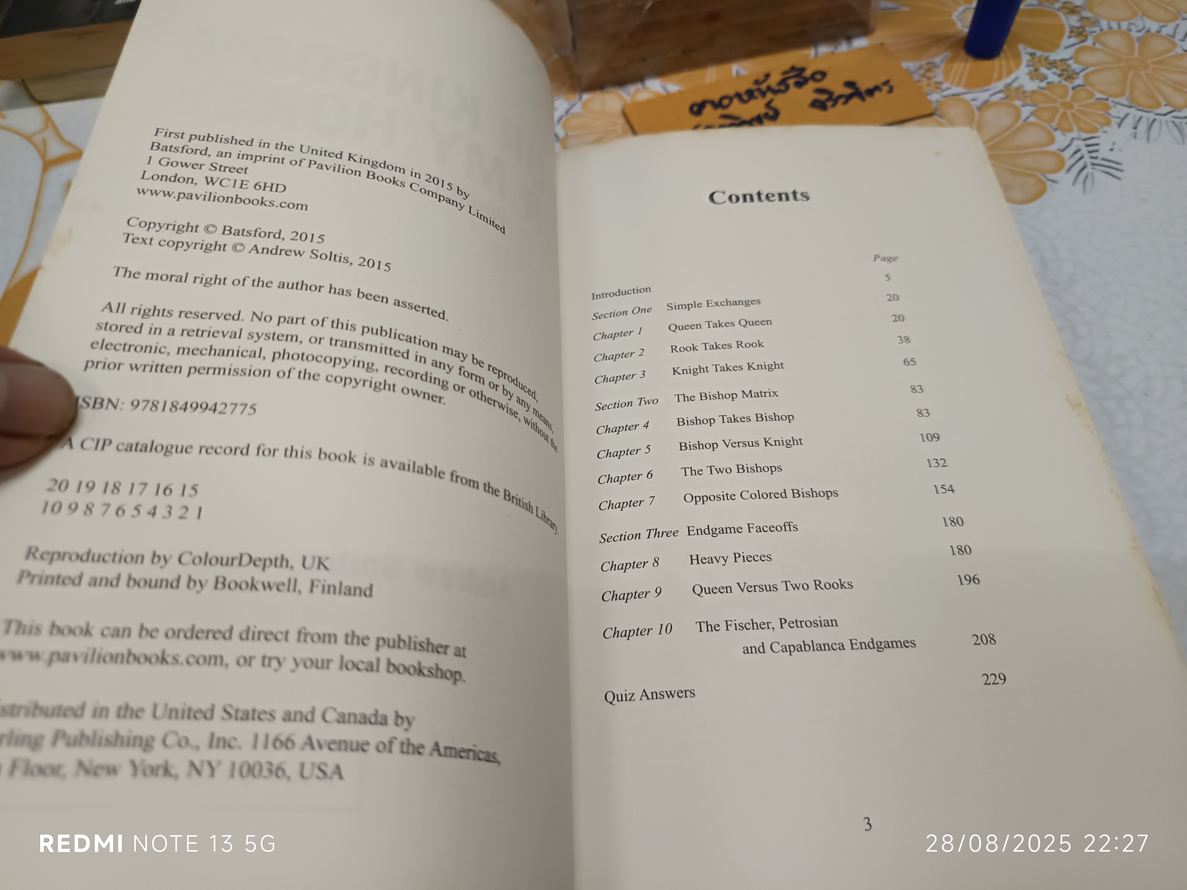 Your Kingdom for My Horse : When to Exchange in Chess เขียนโดย Andrew Soltis