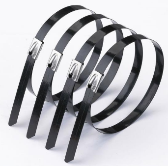 เคเบิ้ลไทร์สแตนเลสแบบเคลือบ EPOXY - Stainless Cable Ties Ball Lock With Epoxy Coating สำเนา