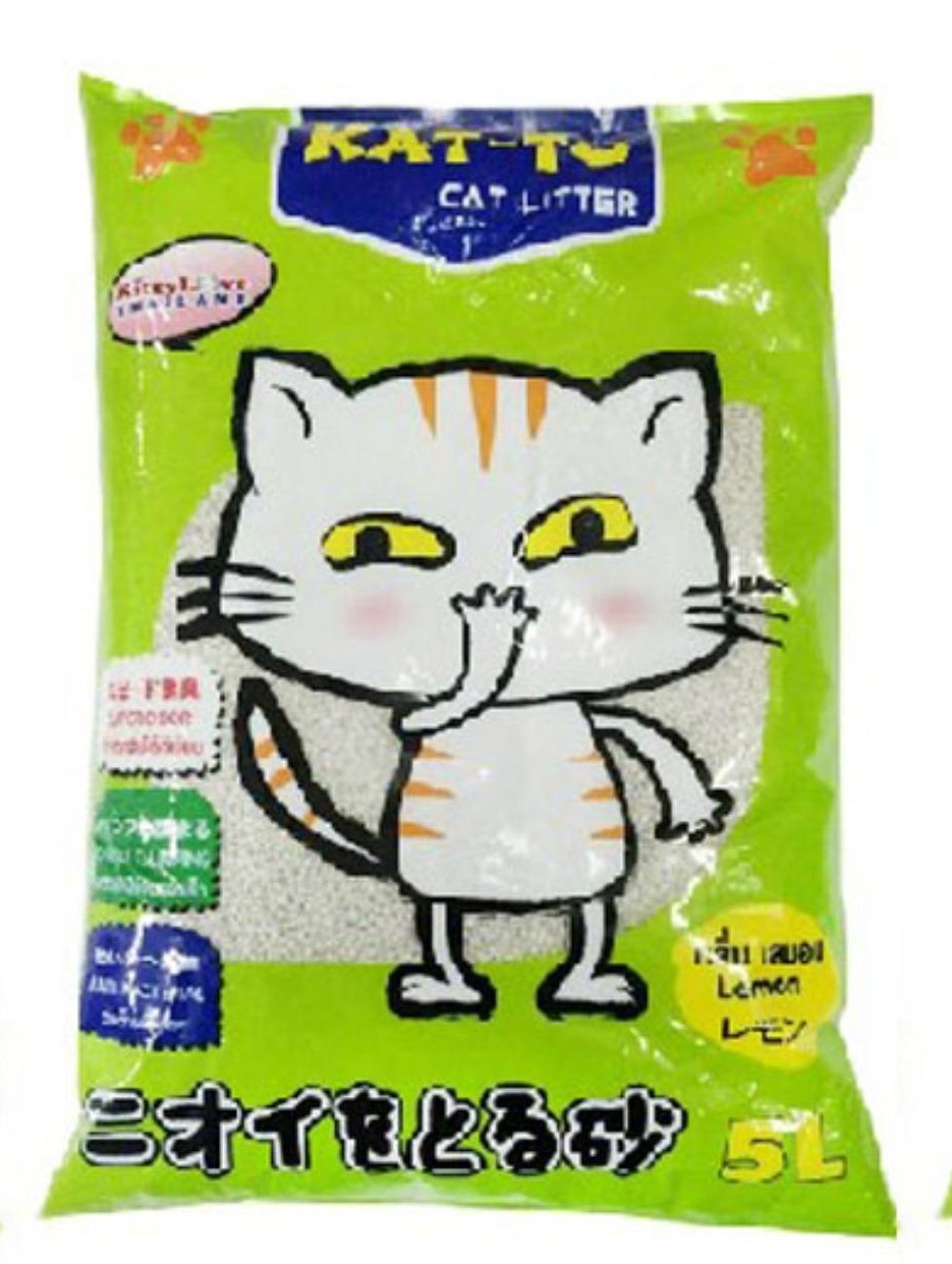 ทรายแมว Katto 10 ลิตร มะนาว