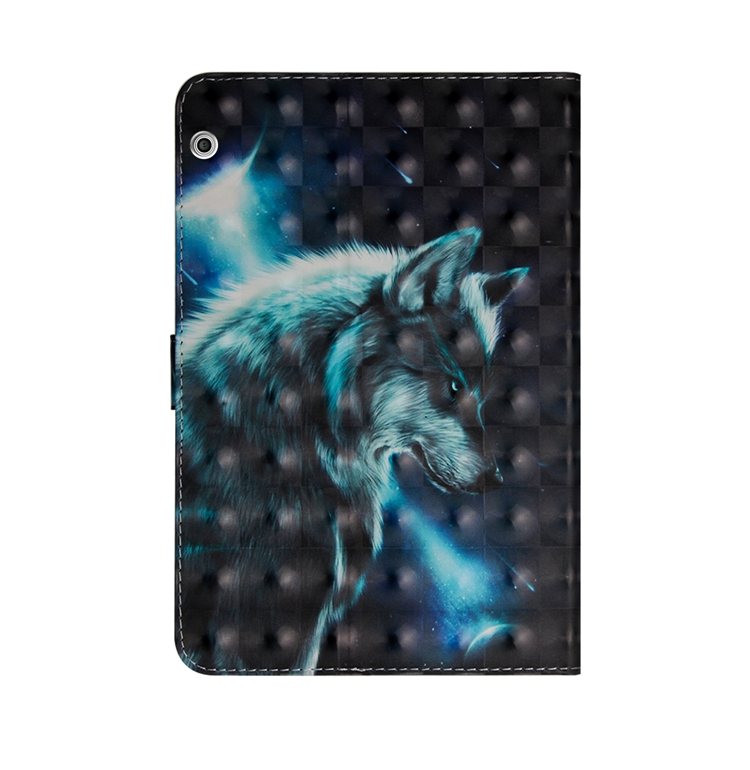 เคส Huawei MediaPad T3 10 #เคสฝาพับหนัง PU พิมพ์ลวดลาย Pattern Printing Wallet Stand