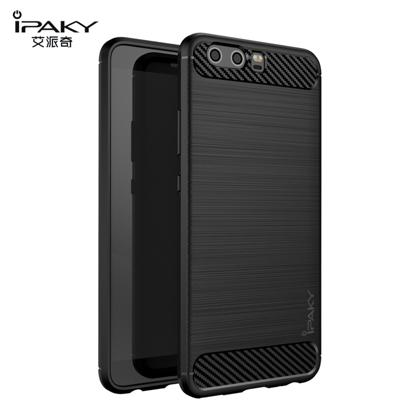 Case Huawei P10 #เคสฝาหลัง IPAKY Brushed TPU