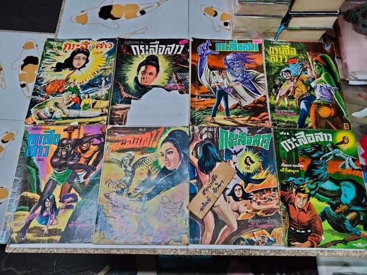 นิยายภาพ กระสือสาว เล่ม 1-8 (ยกชุด) (ชุดนี้มี 9 เล่มจบ) เรื่องและภาพโดย ทวี วิษณุกร **สินค้าหมด**