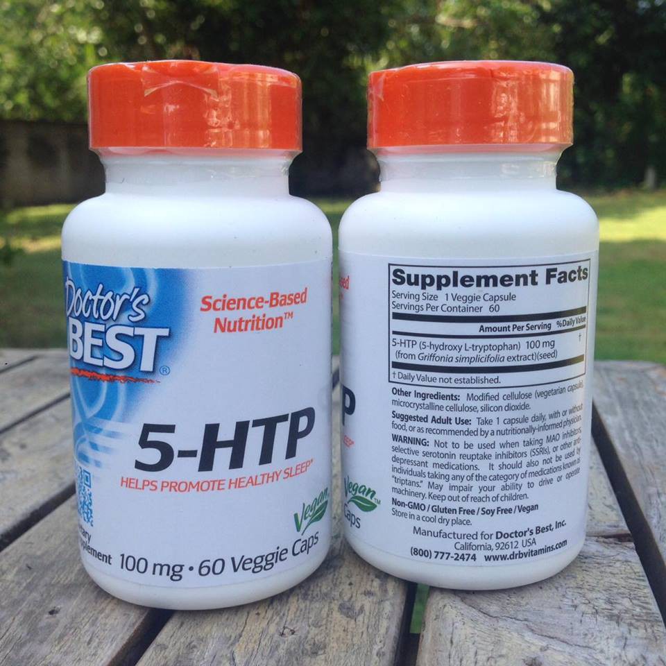 Doctor's Best® 5-HTP 100mg 60 Veggie Caps ลดความวิตกกังวล ช่วยให้จิตใจสงบ ผ่อนคลาย ช่วยในการนอนหลับ