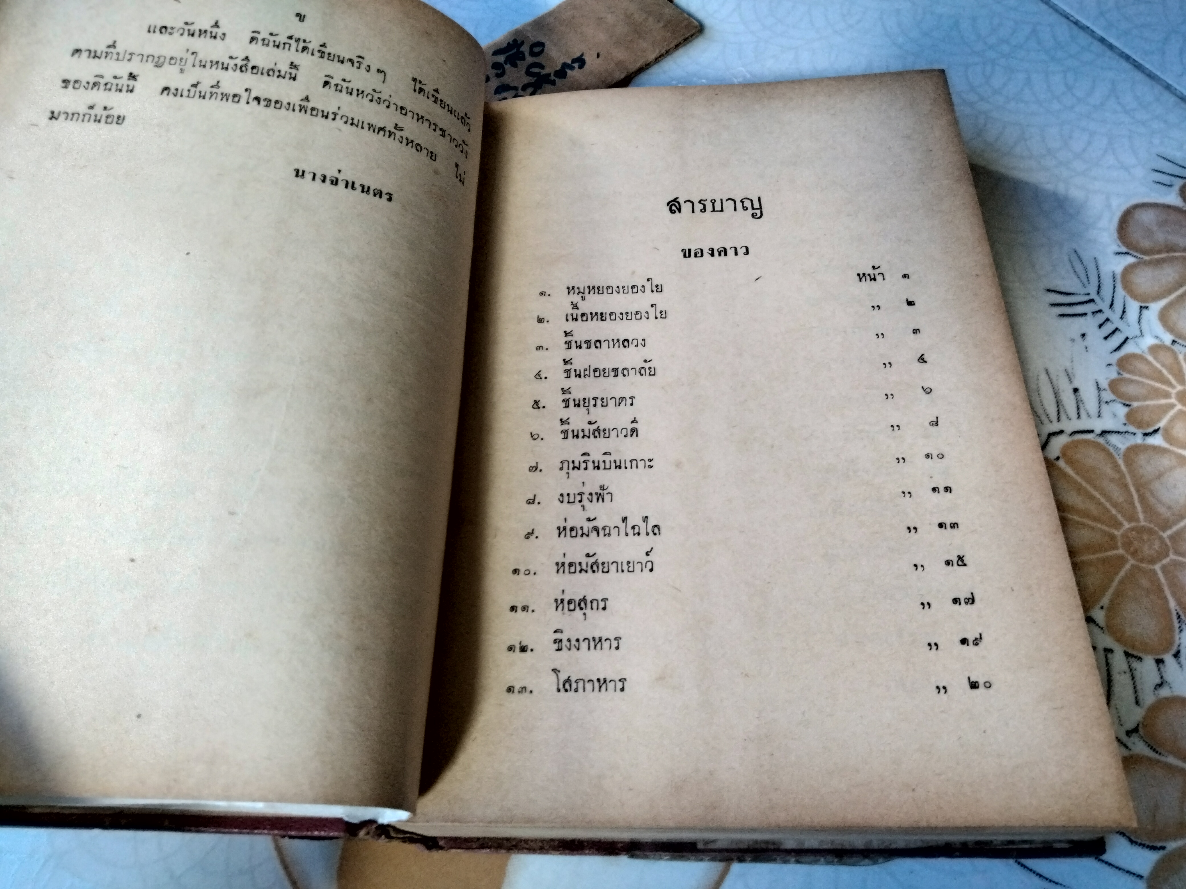 ตำรากับข้าวชาววัง โดย นางจ่าเนตร แห่งวังสุนันทา เกษมบรรณกิจ พิมพ์ พ.ศ.2506 **สินค้าหมด**