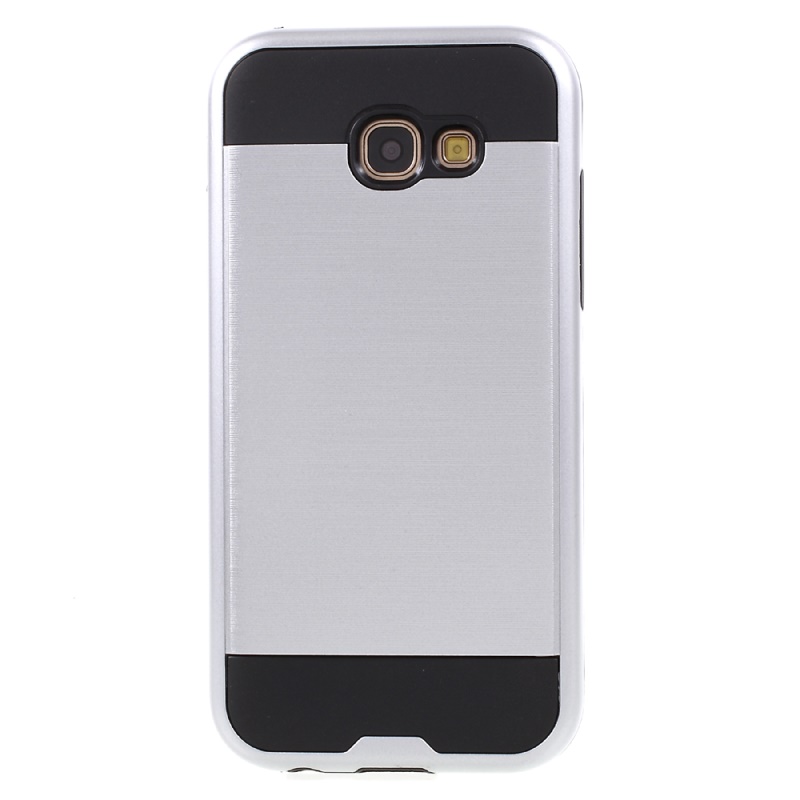 Case Samsung Galaxy A7 2017 #เคสฝาหลังพื้นผิวแปรง ไฮบริด พลาสติก + TPU สวยหรูโดดเด่นและทันสมัย