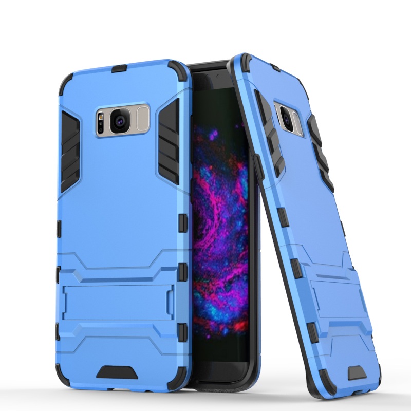 เคส Samsung Galaxy S8 Plus #เคสฝาหลัง PC + TPU Hybrid Back Case มีขาตั้ง