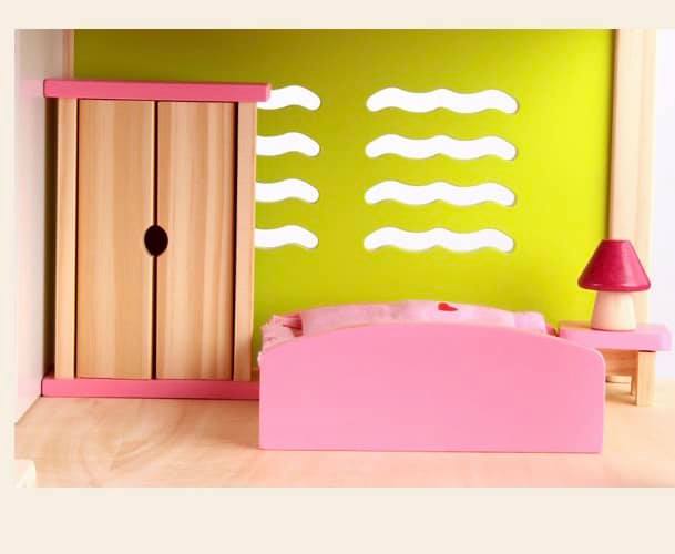 บ้านตุ๊กตาไม้ พร้อมเฟอร์นิเจอร์