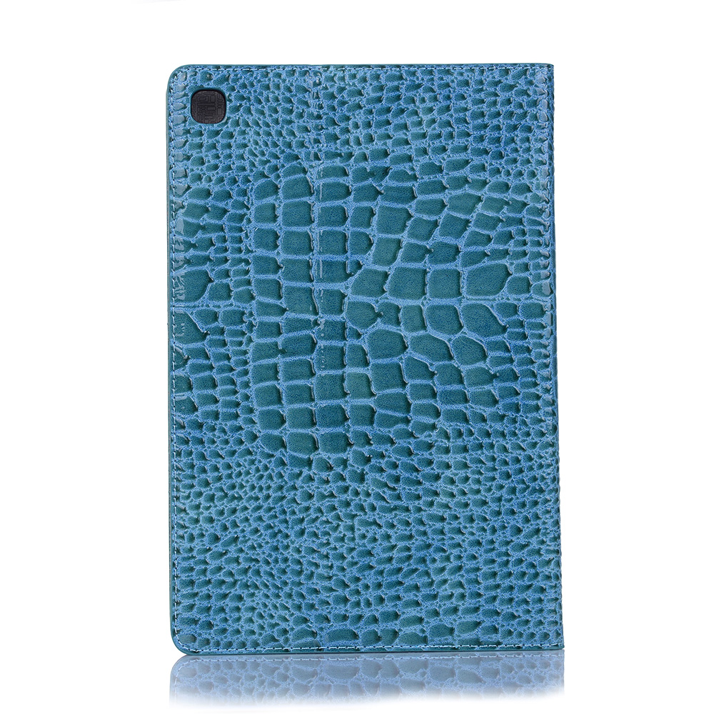เคส Samsung Galaxy Tab S6 Lite 10.4 SM-P610 P615 P617 #เคสฝาพับแบบกระเป๋าสตางค์ลายผิวหนังจระเข้ Crocodile Texture