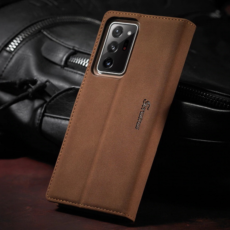 เคส Samsung Galaxy Note 20 Ultra / Note 20 Ultra 5G #เคสฝาพับหนัง PU แบบกระเป๋าสตางค์ FORWENW F1 Series Card Holder Slot Wallet Stand Protection Phone Cover