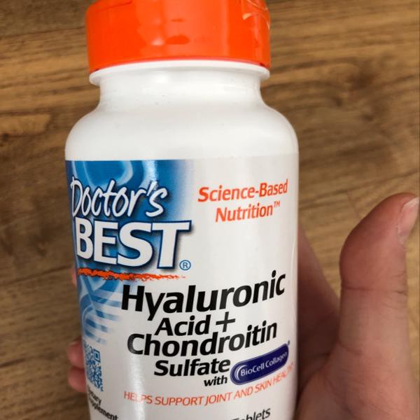 (Pre Order) Doctor's Best® Hyaluronic Acid + Chondroitin Sulfate with BioCell Collagen 60 Veggie Caps ไฮยาลูโรนิค